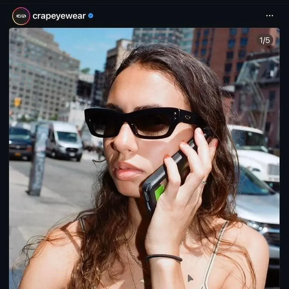 Crap Eyewear Sunglasses - The Glam Rodeo - 'Black' 🖤